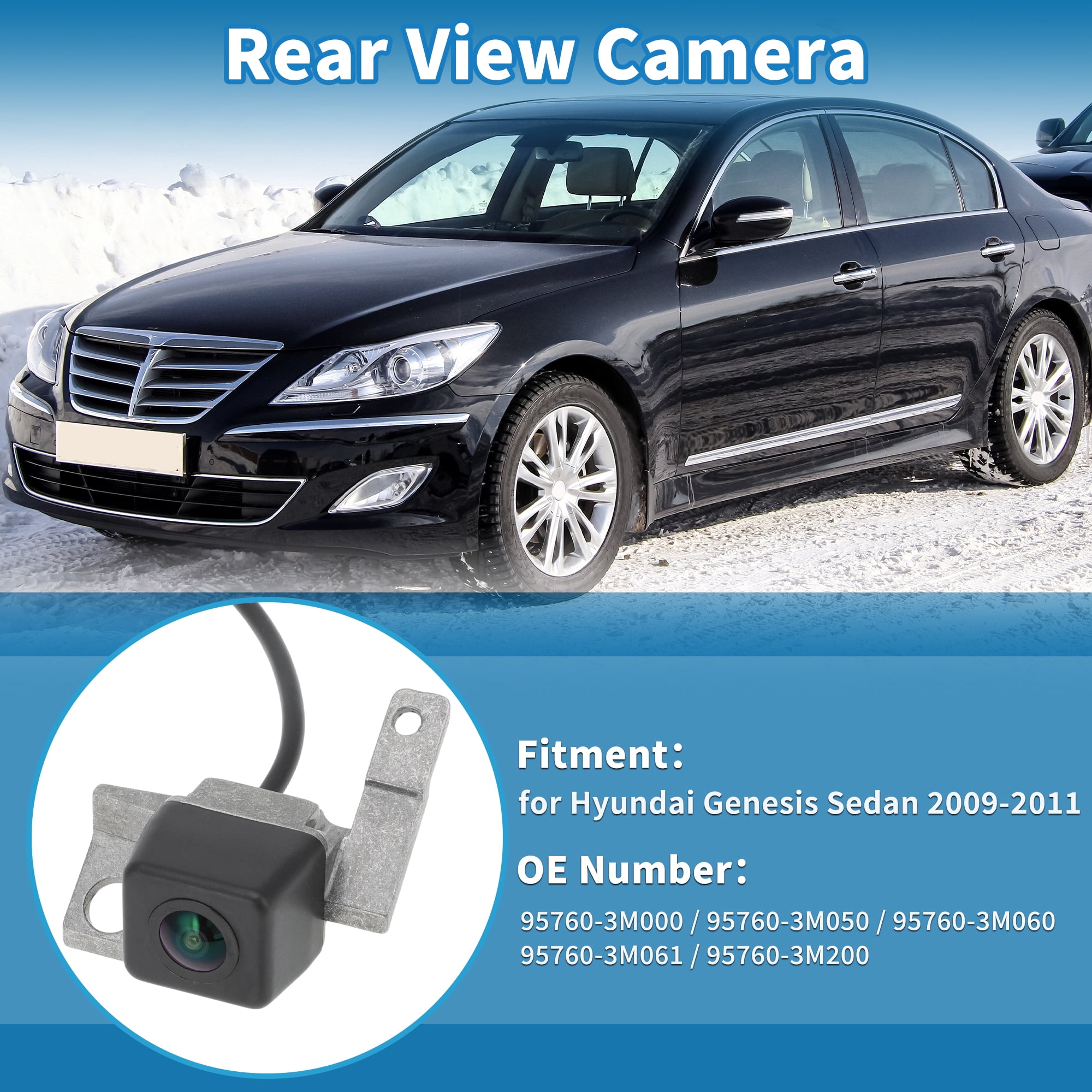 Unique Bargains Rear View Camera for Hyundai for Genesis Sedan 2009-2011 Backup Camera