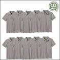 thumbnail image 2 of 10-Pack School Uniform Tagless Polo Tshirt for Little Boys & Big Boys, 2 of 7