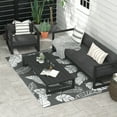 thumbnail image 2 of Tapis Extérieur Réversible pour VR, Tapis de Sol de Patio 6 Pieds x 9 Pieds, Gris et Blanc, 2 of 10