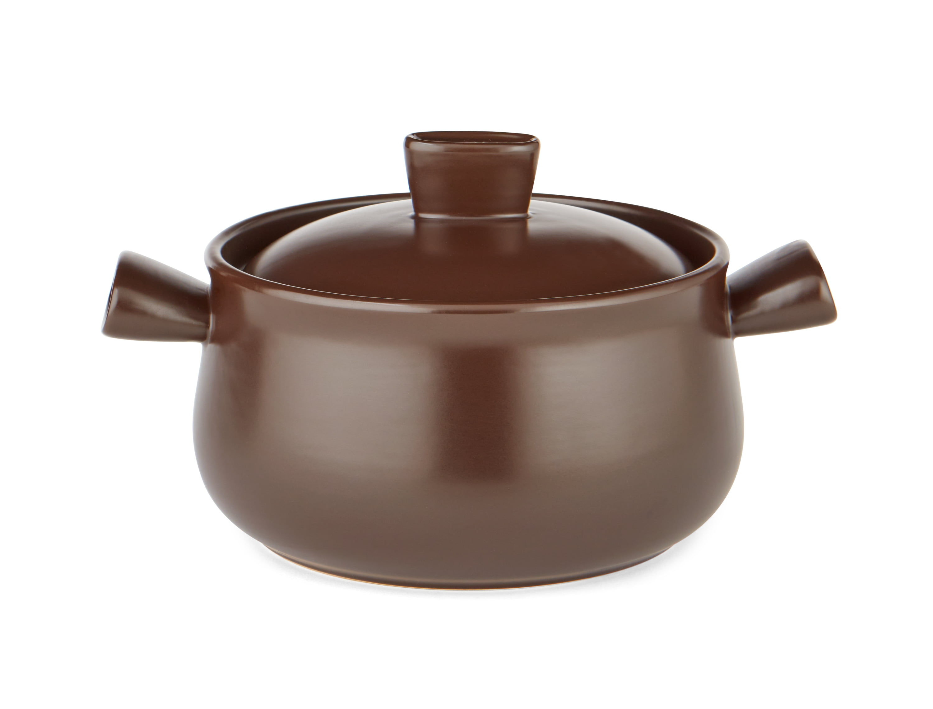 Supor 4.8QT Deep Round Stew Pot with Lid, Pottery Healthy Cooking