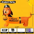 thumbnail image 3 of GOOSH Halloween Inflatable 5 FT Halloween Dog Decorations, Halloween Inflatable Dog with Built-in Lights, Halloween Decorations Outdoor Clearance For Halloween/Holiday/Garden/Yard, 3 of 7
