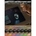 thumbnail image 6 of Ergonomic Wireless Trackball Mouse, Adjustable Angle, Thumb Control, Quiet Click, Rechargeable, Multi-Device Bluetooth & USB, for Windows Mac-Black Ball, 6 of 8