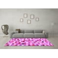 thumbnail image 3 of Ahgly Company Indoor Rectangle Abstract Pink Contemporary Area Rugs, 5' x 8', 3 of 4