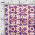 thumbnail image 2 of oneOone Silk Tabby Light Red Fabric Geometric Sewing Craft Projects Fabric Prints By Yard 42 Inch Wide, 2 of 4