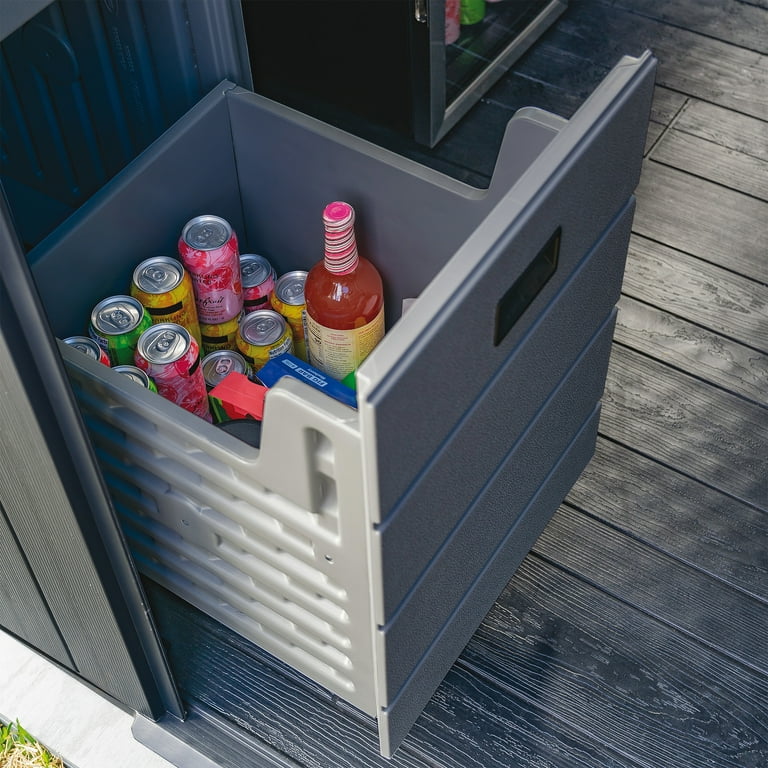 Suncast 8' x 7' Cabana Entertainment Storage Shed, All-Weather