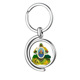 thumbnail image 1 of Honduras North America National Emblem Rotating keychain Metal Keyring Holder, 1 of 2