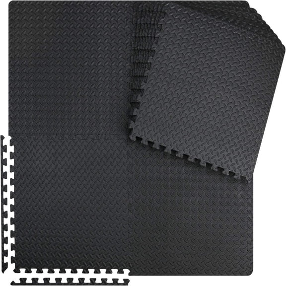 MAXVINI 12 Tiles Gym Flooring Gym Mats Exercise Mat for Floor Workout Mat Foam Floor Tiles for Home Gym Equipment Garage