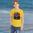 thumbnail image 5 of rd Yellow Kids Girl Boy Crew Neck Tshirts Brunch Tops Tee for Kid Short Sleeve USA Flag Graphic Kawaii Summer Fall Shirts 2026 Clothing 5 Years, 5 of 8