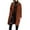 Light Brown, variant on Kixjoy Fur Coats for Women Oversized Plush Open Front Coats Long Sleeve Plain Lapel Jacket Casual Warm Winter Outfits for Women, Light Brown S
