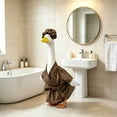 thumbnail image 4 of AZXY Bathrobe‑Style Porch Goose Outfit, Fits 23 Inch Porch Goose Statue, Goose Clothes for Cement Goose, Goose Clothing, Whimsical Indoor Front Porch Home Yard Decor, 4 of 8