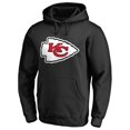 thumbnail image 2 of Men's Black Kansas City Chiefs Primary Logo II Pullover Hoodie, 2 of 3