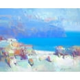 thumbnail image 2 of Yeremyan, Vahe 14x12 White Modern Wood Framed Museum Art Print Titled - Pacific Coast, 2 of 4