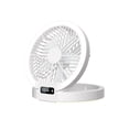 thumbnail image 1 of PUREKKI Home Desk Fan Dormitory Camping Digital Display Super-thin Mini Fan Foldable Small Night Light Bracket Fan, 1 of 6