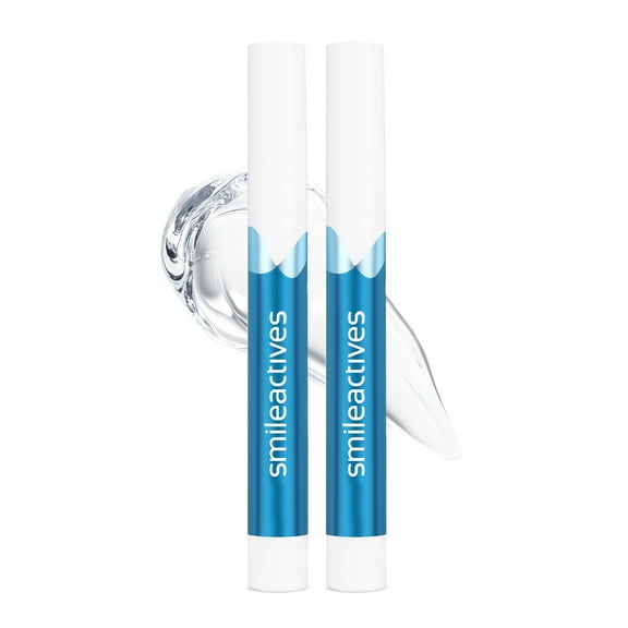 Smileactives Dentist-Quality Travel Teeth Whitening Gel Pen for a White Smile, Vanilla Mint, 2 Pack