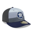 thumbnail image 3 of Men's New Era  Gray/Navy Houston Astros 2025 Batting Practice Low Profile 59FIFTY Fitted Hat, 3 of 7