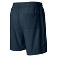 thumbnail image 4 of Zimjoy Mens Corduroy Shorts Casual Elastic Waist Drawstring Summer Beach Shorts Navy 3XL, 4 of 5