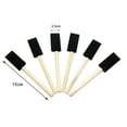 thumbnail image 2 of DEEPCRAFF 15Pcs Art Sponge Brushes Black Rectangular Shape for Scrapbooking and Mixed Media Projects, 2 of 8