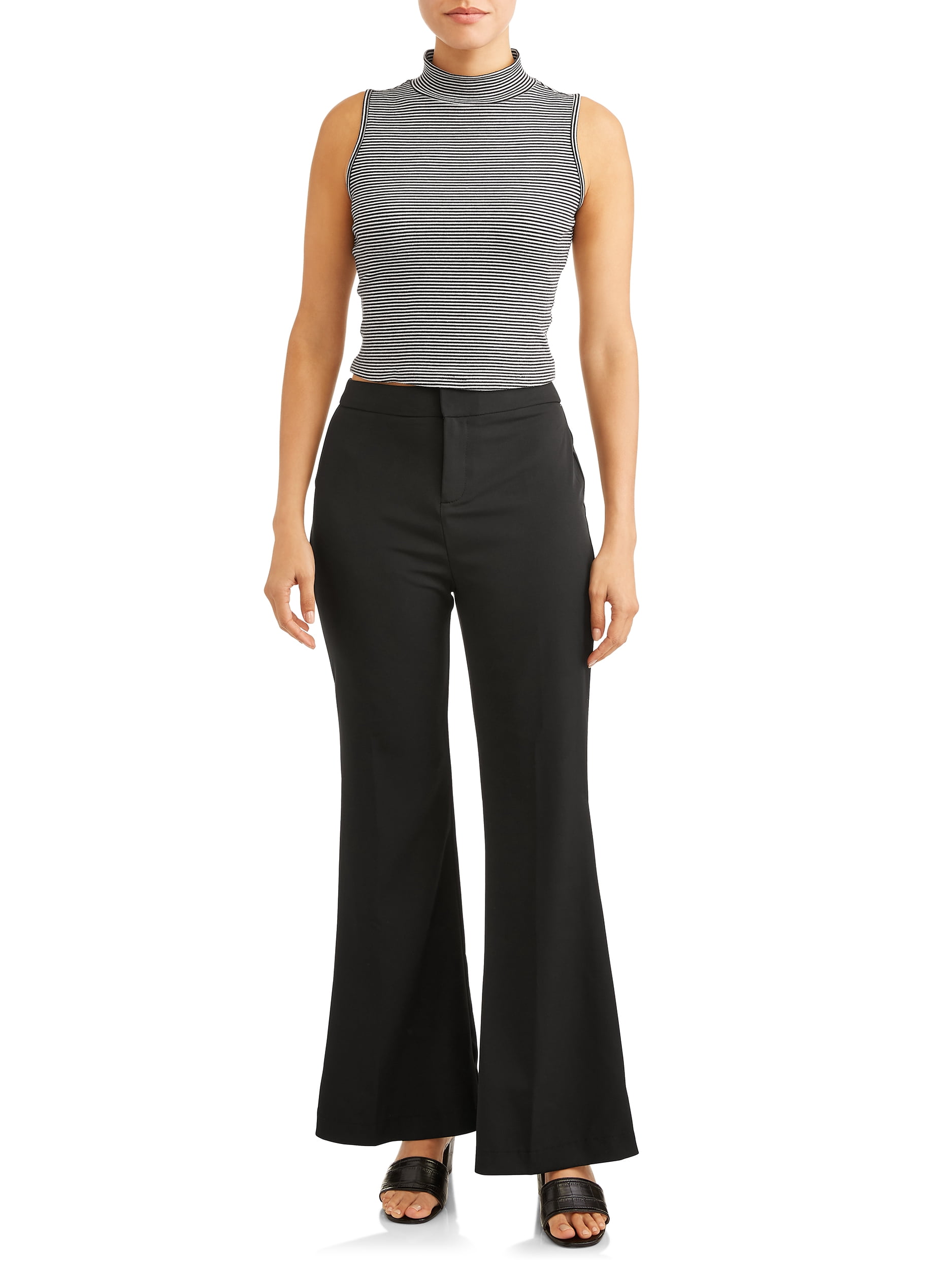 Time and Tru Women's Wide Leg Pants 