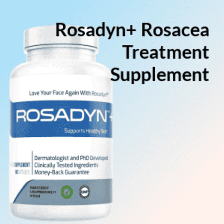 Rosadyn+ Rosacea Treatment Supplement | Relief for Face, Eyes & Nose Redness| Targets Root Cause