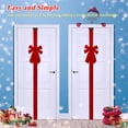 thumbnail image 7 of GIXUSIL Large Red Velvet Christmas Cabinet Door Ribbon Bow, Big Christmas Bow, Wrapping Decorations, Front Door Bow, Christmas Tree Bow for Party Supplies (Red), 7 of 7
