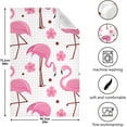 thumbnail image 3 of Coolnut Pink Flamingo Kitchen Dish Towel Set of 6, Soft Absorbent Drying Dishcloths Dish Towels with Hanging Loop for Kitchen Bathroom Bar Home Decor, 28 x 18 Inch Washcloth Gift, 3 of 7