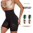 thumbnail image 4 of MANIFIQUE Shapewear for Women Tummy Control, High Waisted Body Shaper Shorts Butt Lifting Panties Thigh Slimmer Girdle, 4 of 7