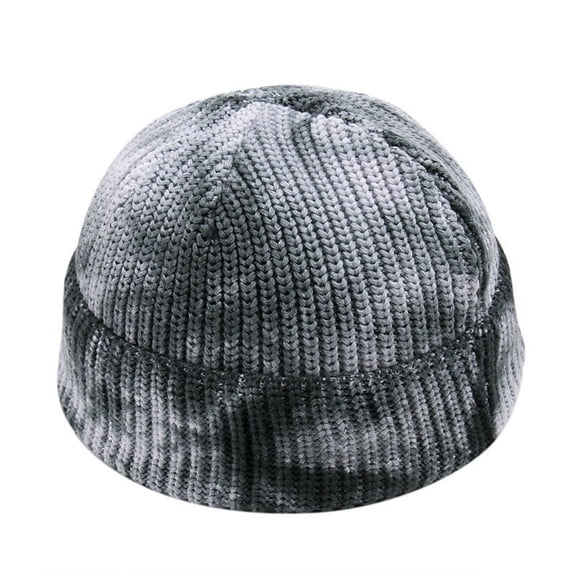 Dyfzdhu Women Mens Winter Knitted Beanie Hat With Faux Pom Warm Knit Cap Hats For