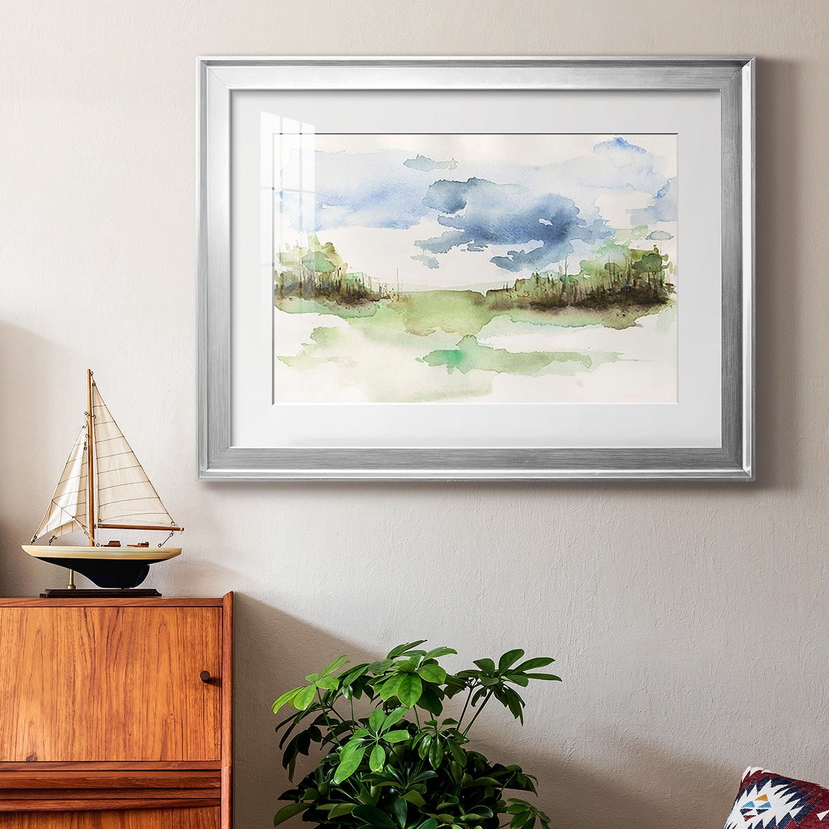 Brush Thickets I Premium Framed Print - Ready to Hang