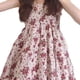 thumbnail image 4 of Vestido sin mangas para mujer Ticfox con estampado floral y lazo en la parte delantera, 4 of 13