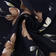 thumbnail image 6 of Summer Saving Wycnly Womens Shirts Sexy Lace Trim Lightweight Keyhole Pullover Tops Summer Short Sleeve Crewneck Ladies Flowers Print Tops and Blouses Dark Blue l, 6 of 6