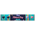 thumbnail image 7 of Decorative Design Father's Day Banner Heart Balloons Blue Ribbon Gift Decoration Celebration Banner for Family Event Holiday Celebration Photo Prop, 7 of 7