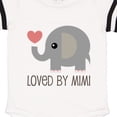 thumbnail image 3 of Inktastic Loved by My Mimi Grandchild Gift Baby Boy or Baby Girl Bodysuit, 3 of 4
