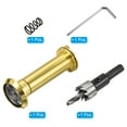 thumbnail image 3 of Uxcell Door Viewer Peephole Copper Privacy Door Viewer with Privacy Cover Fit Door with Drill Bit for Security 5/8",2-9/16" Gold, 3 of 7
