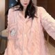 thumbnail image 3 of Sanrio-Conjunto de pijama de franela de Hello Kitty para mujer, ropa de dormir de invierno, cálida, Kawaii, KT Cat, Ins, viento, felpa, engrosada, dulce, traje para el hogar, nuevo, 3 of 4