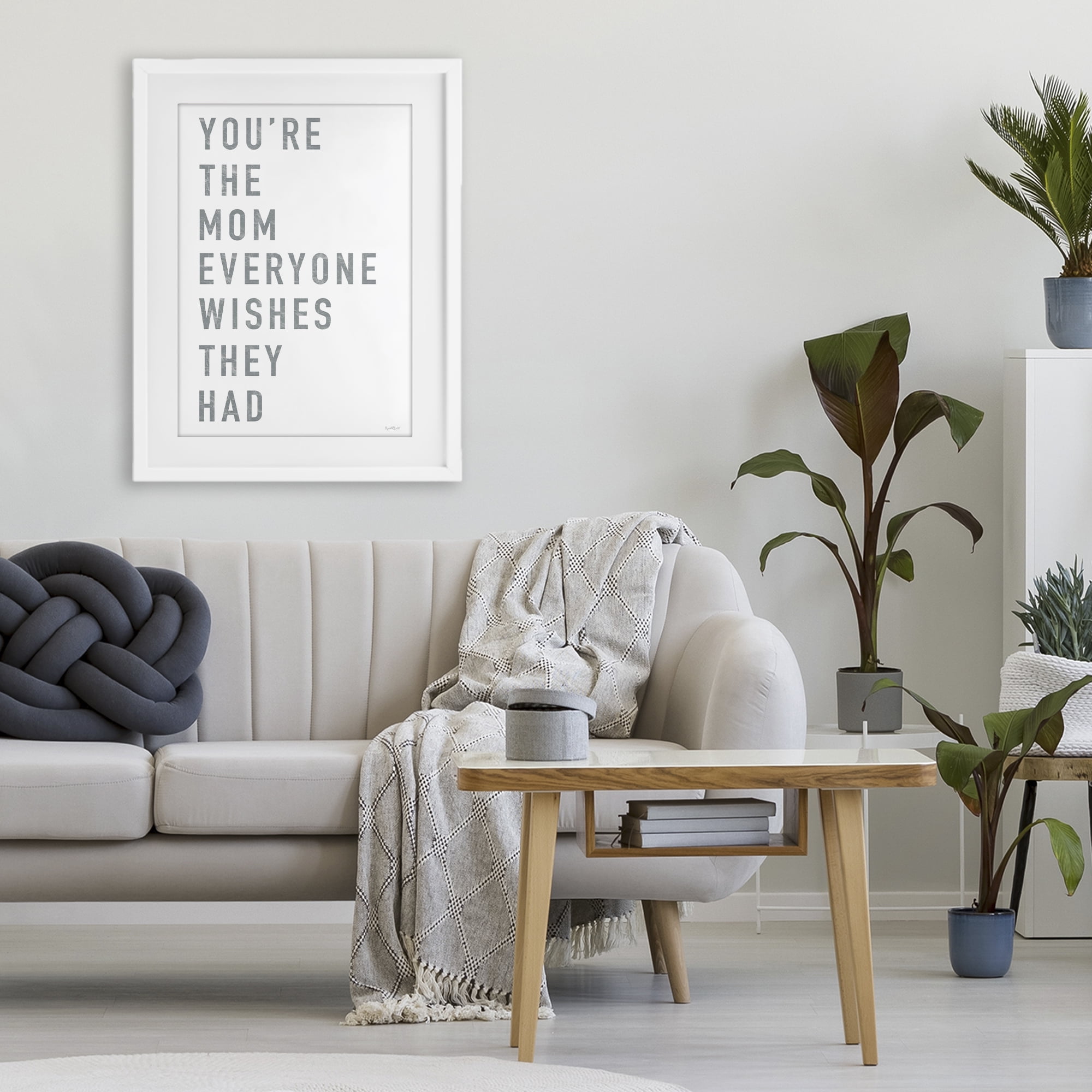 Stupell Industries Mother Appreciation Quote White Framed Print Under Glass, design by Elizabeth Tyndall