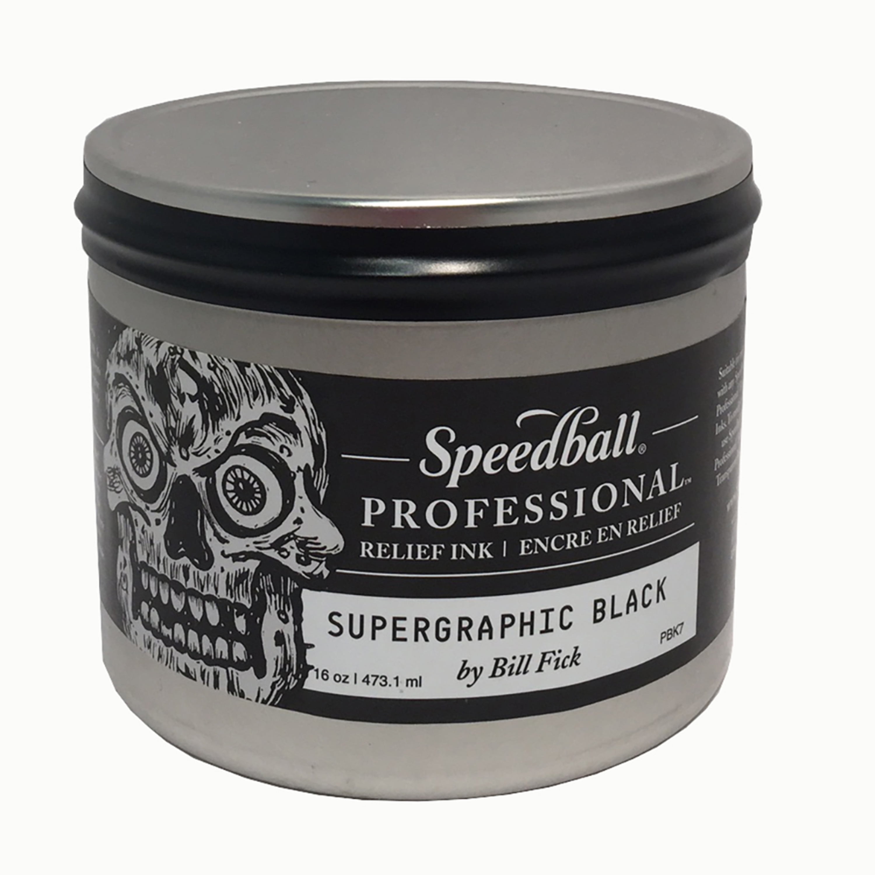 Speedball Professional Relief Ink, 16 oz., Supergraphic Black Walmart