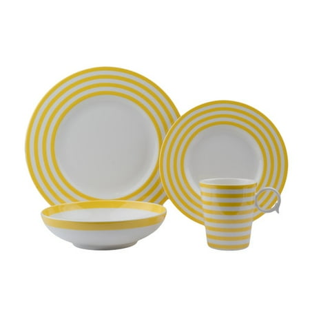 New 4 Piece Setting - Red Vanilla Freshness 4 Piece Place Setting, Service for 1
