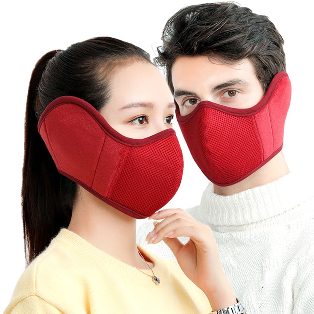 1PC Outdoor Windproof Face Mask Unisex Dust Mask with Earmuffs