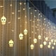 thumbnail image 1 of Inteprter Halloween LED Festival Pumpkin Room Night DIY Lmaps Holiday Halloween Outdoor Year Ornament Party Kits de decoración para fiestas Blanco cálido cráneo, 1 of 6