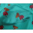 thumbnail image 4 of oneOone Silk Tabby Fabric Floral & Block Print Sewing Fabric BTY 42 Inch Wide, 4 of 4