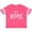 Football Pink and White, variant on Inktastic It's Home- State of Indiana Outline Boys or Girls Toddler T-Shirt