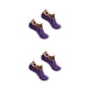 thumbnail image 2 of Guardurnaity Calcetines de suelo de invierno Tobillo Estampado de leopardo Antideslizante Zapatilla unisex para mujer Mujer violeta 2Conjunto, 2 of 6