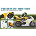 thumbnail image 6 of Tereitr Dirt Bike 49cc 2-Stroke Gas Pocket Bike, 20 MPH Max Speed Mini Motorcycle for Beginners & Teens, with Dual Disc Brakes & Headlights, 6 of 8