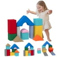 thumbnail image 1 of Qaba 11 Piece Soft Play Equipment for Kids Development, Dark Colour, 1 of 10