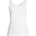 thumbnail image 5 of Lands' End Women's Petite Cotton Tank Top, 5 of 5