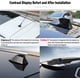 thumbnail image 5 of Antena de tiburón de 2 uds JM con Base aérea de techo de aleta para coche SUV camioneta furgoneta, 5 of 5