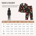 thumbnail image 4 of Daiia Sweet Red Cherry for Women's Long-Sleeved Pajama Set – Soft & Comfortable Sleepwear Button-Up Pajamas Cozy Lounge Wear-XX-Large, 4 of 7