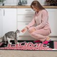 thumbnail image 4 of Kitchen Rug Set of 2 Absobent Christmas Kitchen Mats for Floor,Happy Christmas Stripe Candy Home Kitchen Floor Mat for Bathroom,Room Cooking (47x17+30x17 Inches), 4 of 7