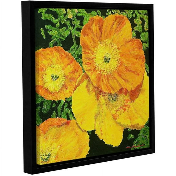 ArtWall Allan Friedlander "Blazing Glory" Gallery-Wrapped Floater-Framed Canvas