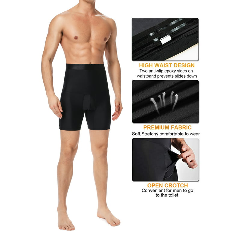 Men Body Shaper Tummy Control Shorts Shapewear Belly Girdle Boxer Briefs High  Waisted Imming Erwear Leg Compression Panties
